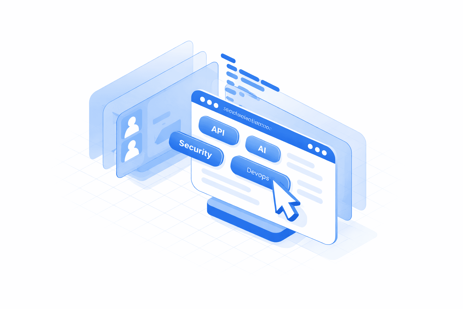 Topic selection tied to developer intent